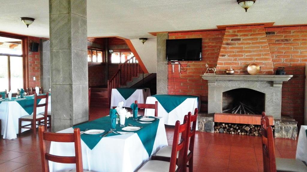 Posezení v ubytování Hostería San Clemente