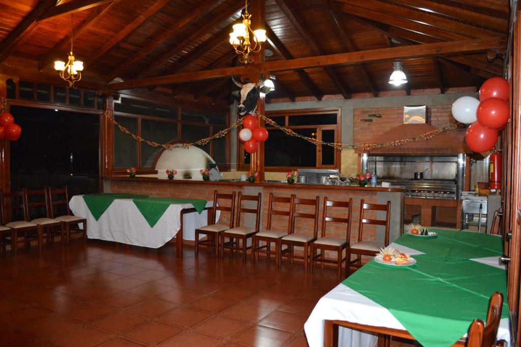 Restaurace v ubytování Hostería San Clemente