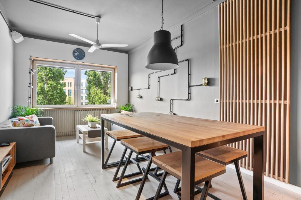 Posezení v ubytování Sport Rooms I Chodakowska Warszawa