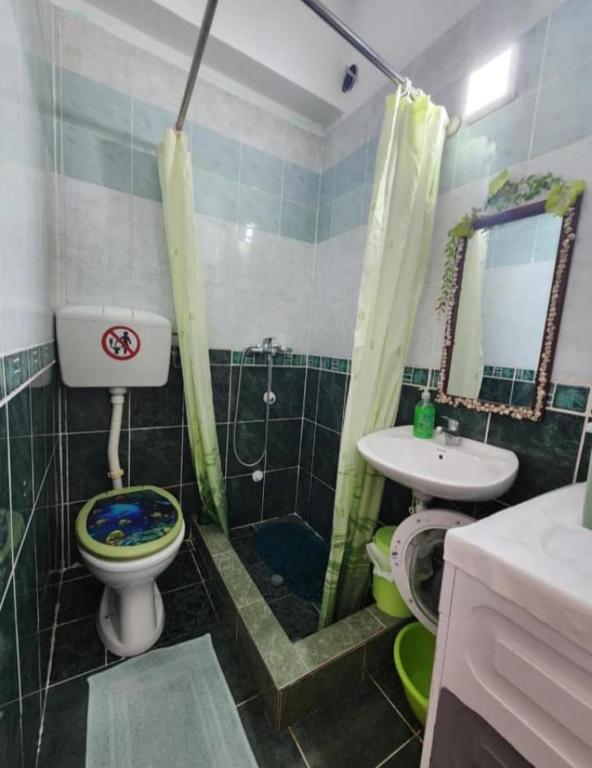 Vonios kambarys apgyvendinimo įstaigoje Apartments Zenit