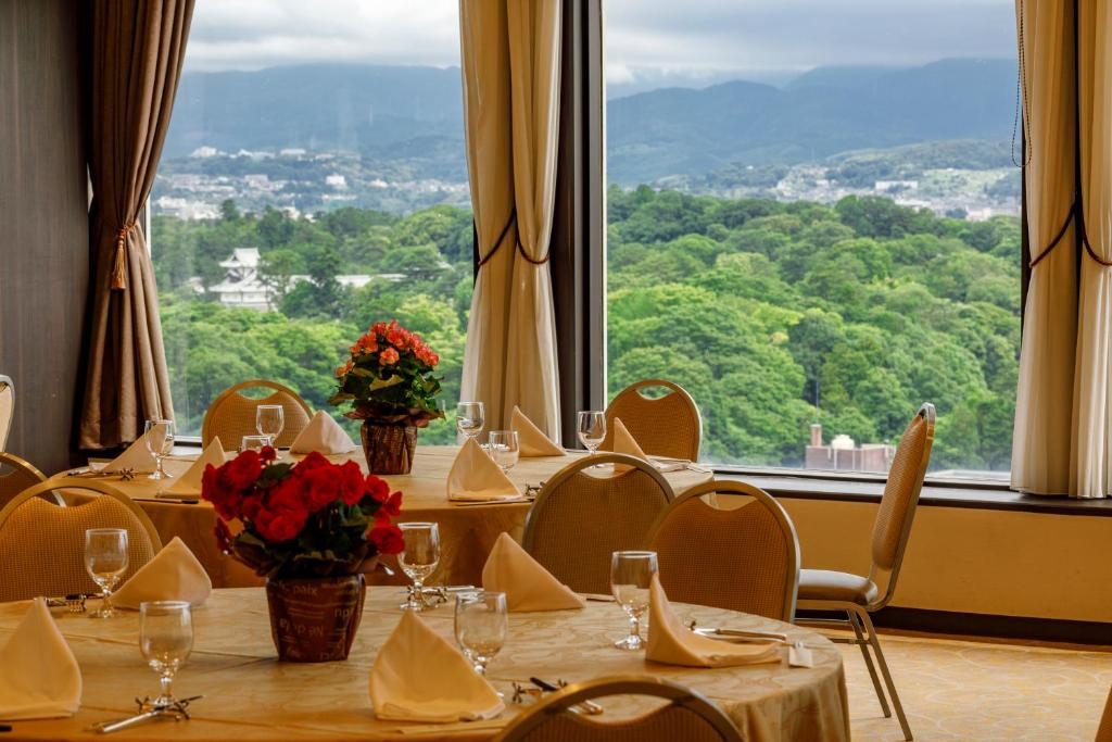 Uma vista da montanha tirada do hotel 
