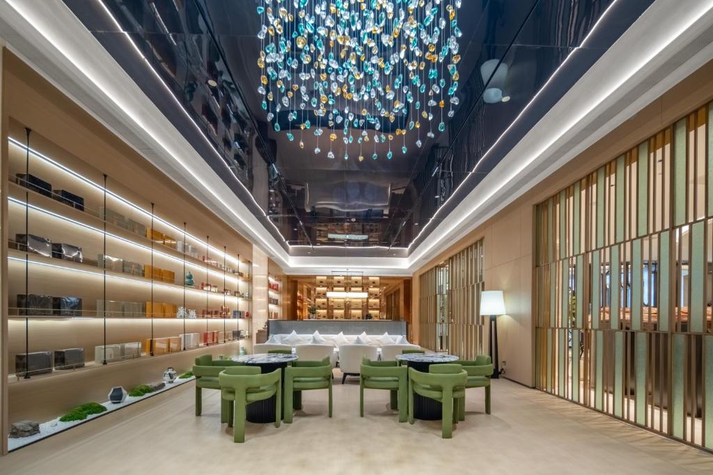 Restaurace v ubytování Wyndham Garden Hotel Yiwu International Trade City