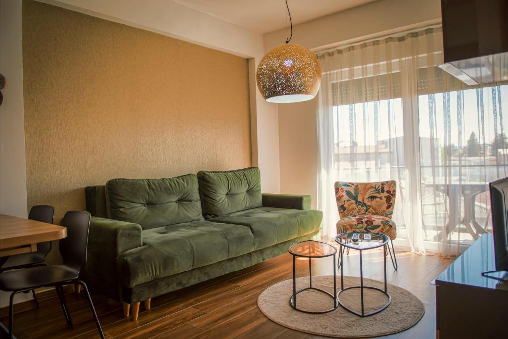 Χώρος καθιστικού στο Rina Rental