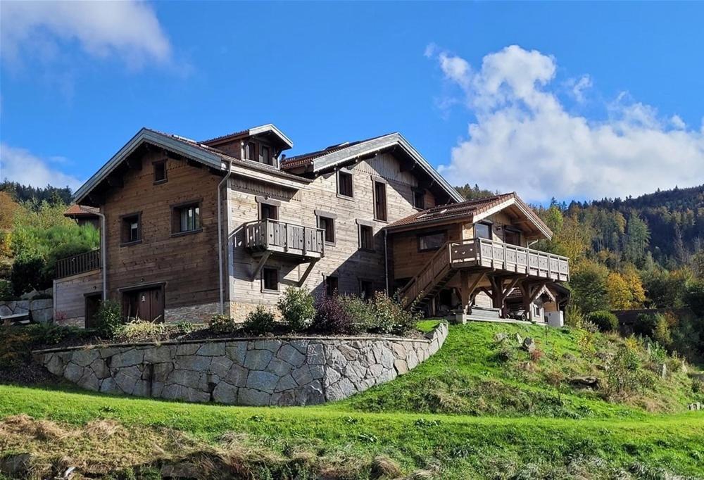 a large house on top of a hill at BEL'M Amiral in Fresse-sur-Moselle