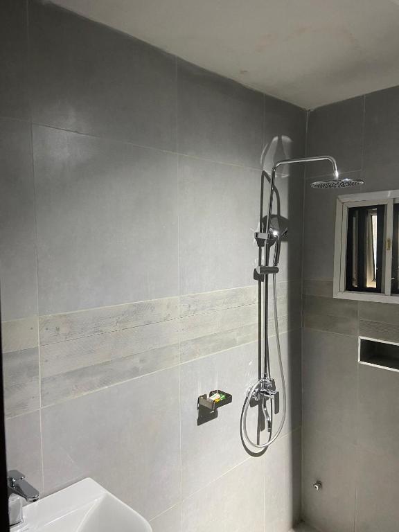 Koupelna v ubytování ComeInn CAS Hotel