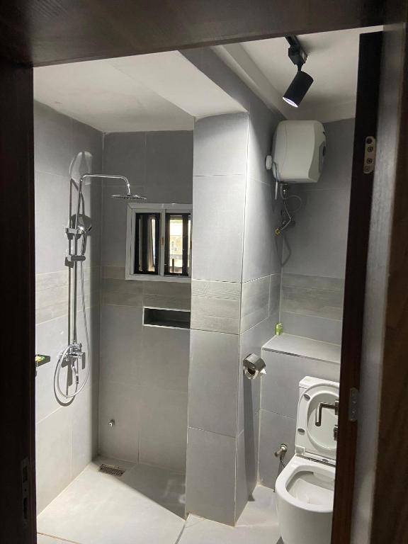 Koupelna v ubytování ComeInn CAS Hotel