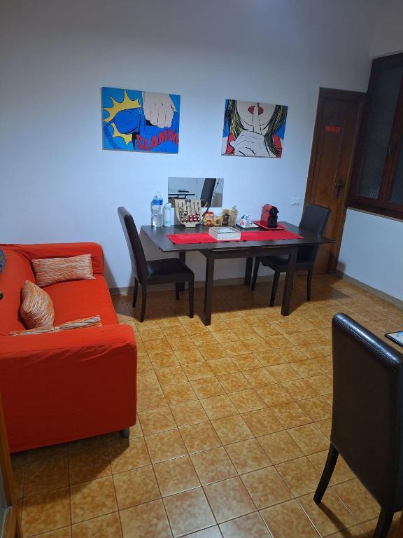 Posezení v ubytování B&B Colombo