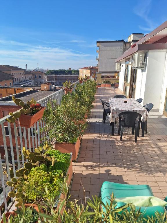 Balkón nebo terasa v ubytování B&B Colombo
