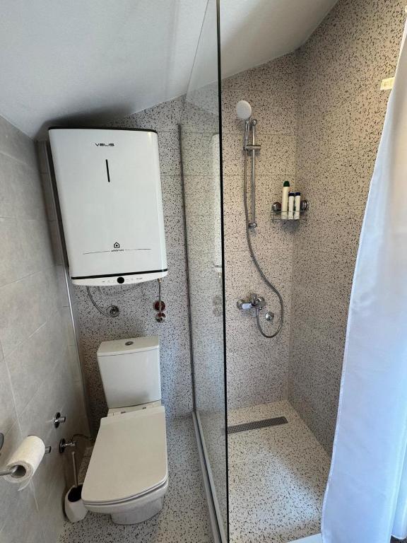 Koupelna v ubytování Cozy House Haj Nehaj
