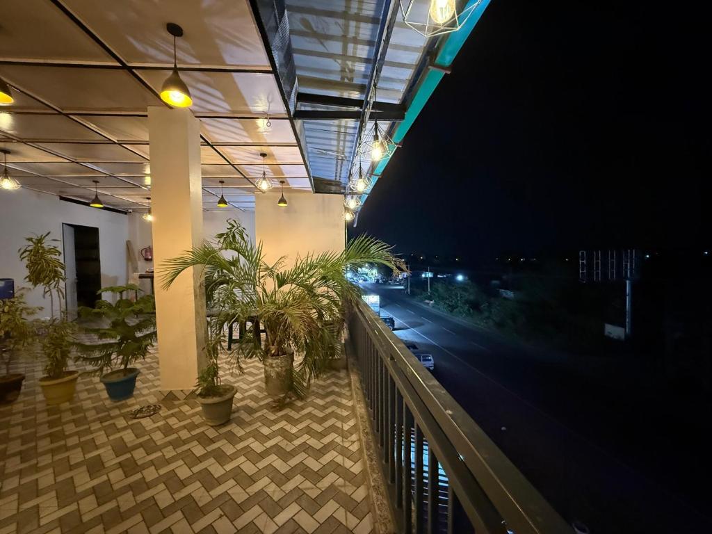 Balkón nebo terasa v ubytování Hotel Pear