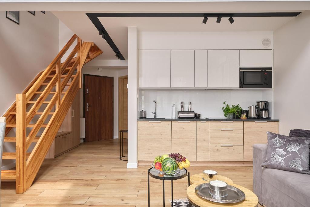 Kuchyňa alebo kuchynka v ubytovaní Apartament Karkonoskie Tarasy