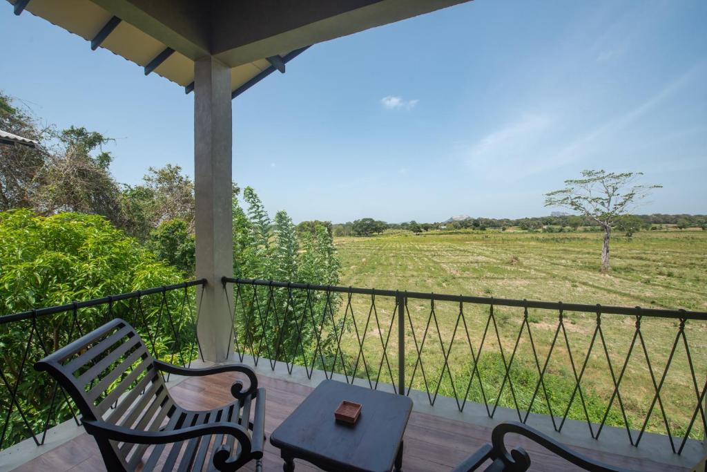 Balkón nebo terasa v ubytování Ceylon Breeze Sigiriya