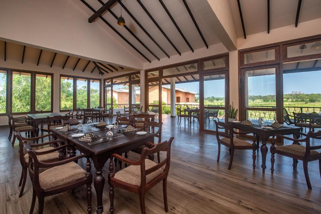 Restaurace v ubytování Ceylon Breeze Sigiriya