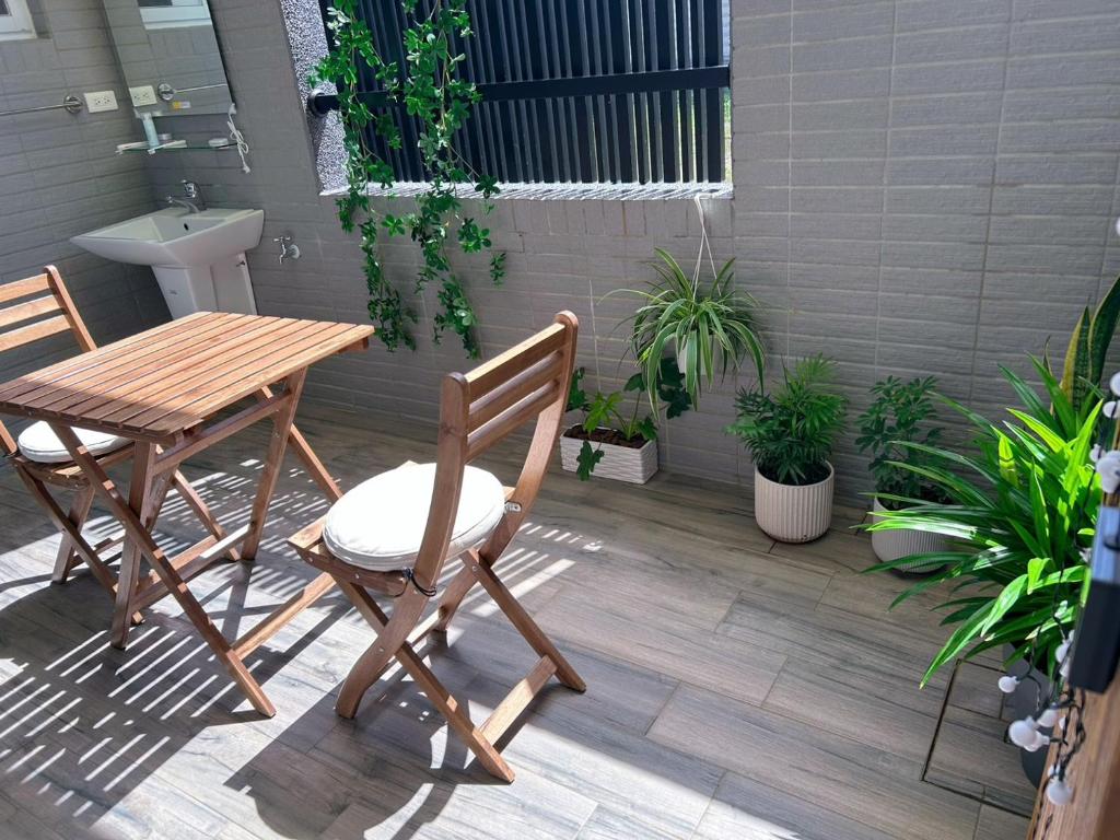 Balkón nebo terasa v ubytování Orange Homestay