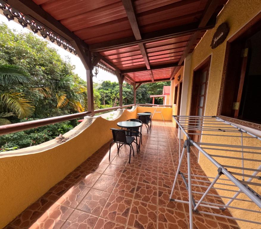 Balkón nebo terasa v ubytování Le Tropical Chez Jeannette