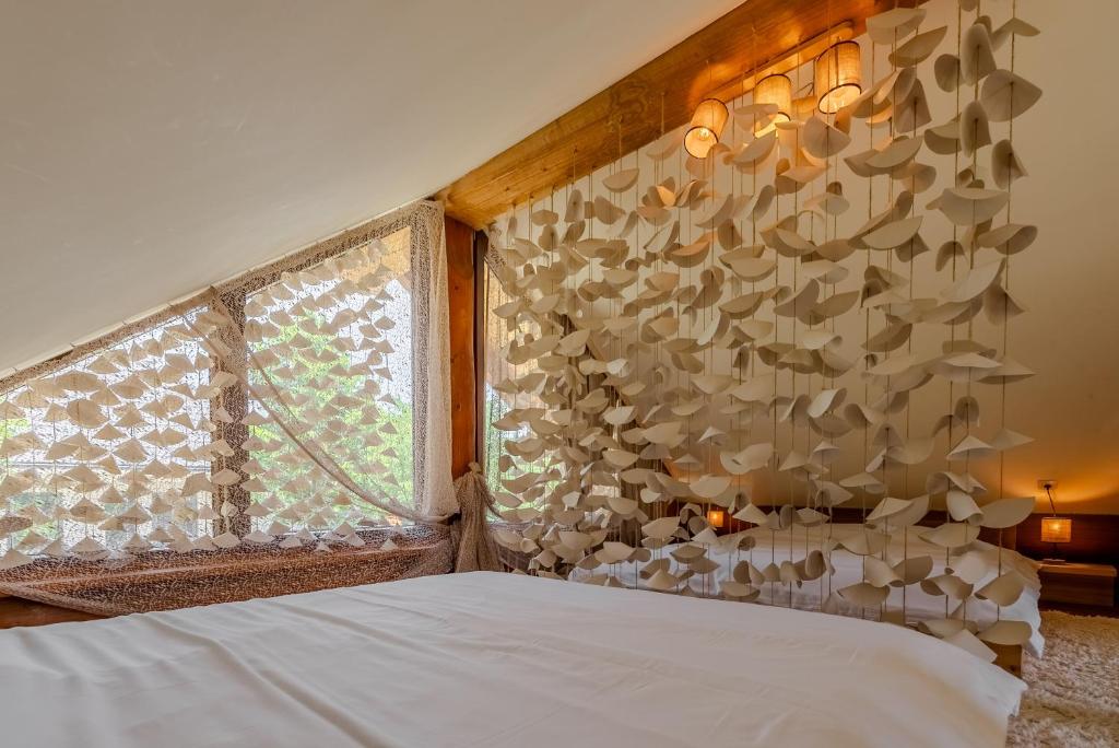 Postel nebo postele na pokoji v ubytování Chalet -VV