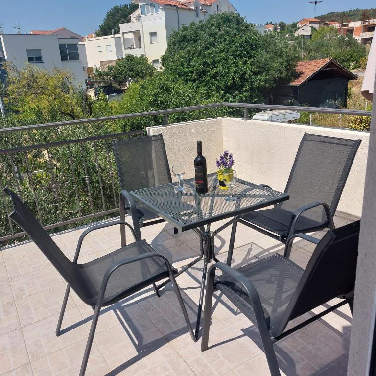 Balkón nebo terasa v ubytování Apartments Lavanda Vodice