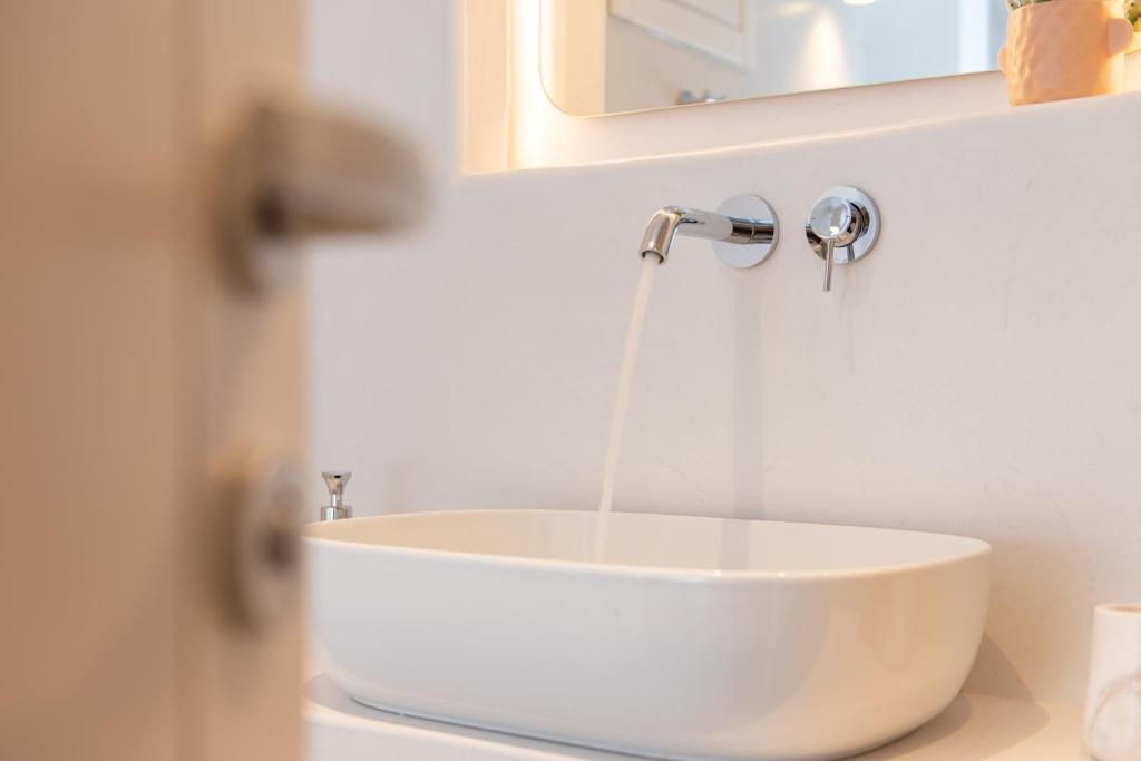 Koupelna v ubytování Hotel Efrosini