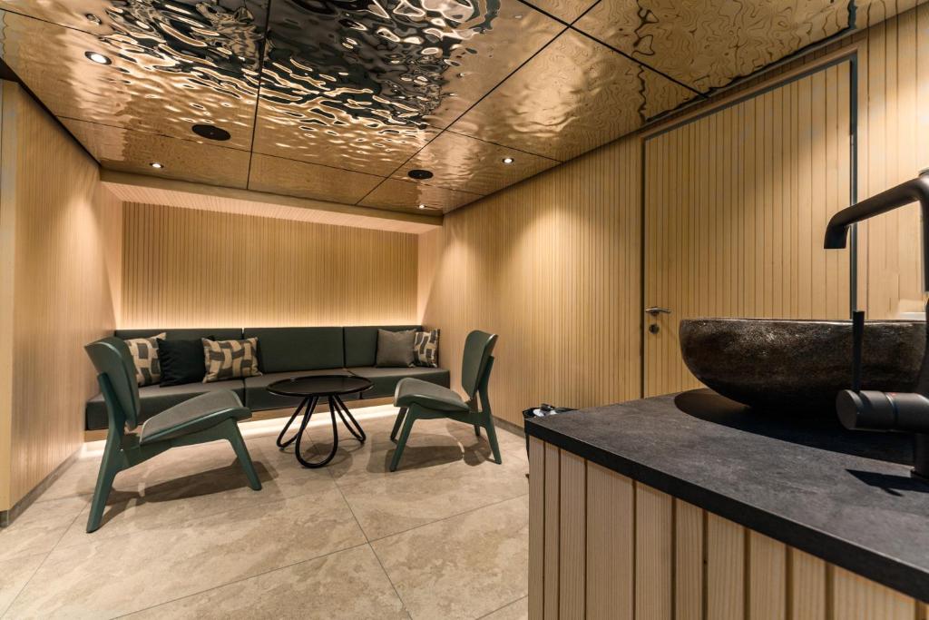Posezení v ubytování Erzherzog Johann Alpin Style Hotel - Adults Only