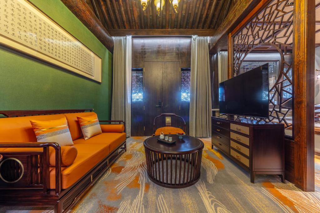 Posezení v ubytování Tao Hotel