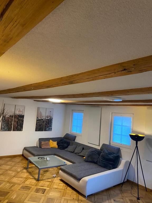 Posezení v ubytování Ihr Zuhause auf Zeit in Biberist