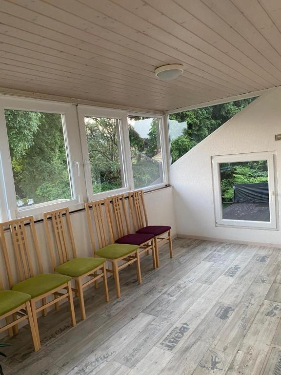 Balkón nebo terasa v ubytování Ihr Zuhause auf Zeit in Biberist