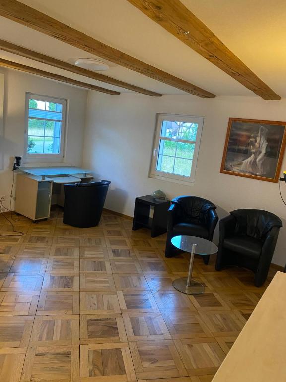 Posezení v ubytování Ihr Zuhause auf Zeit in Biberist