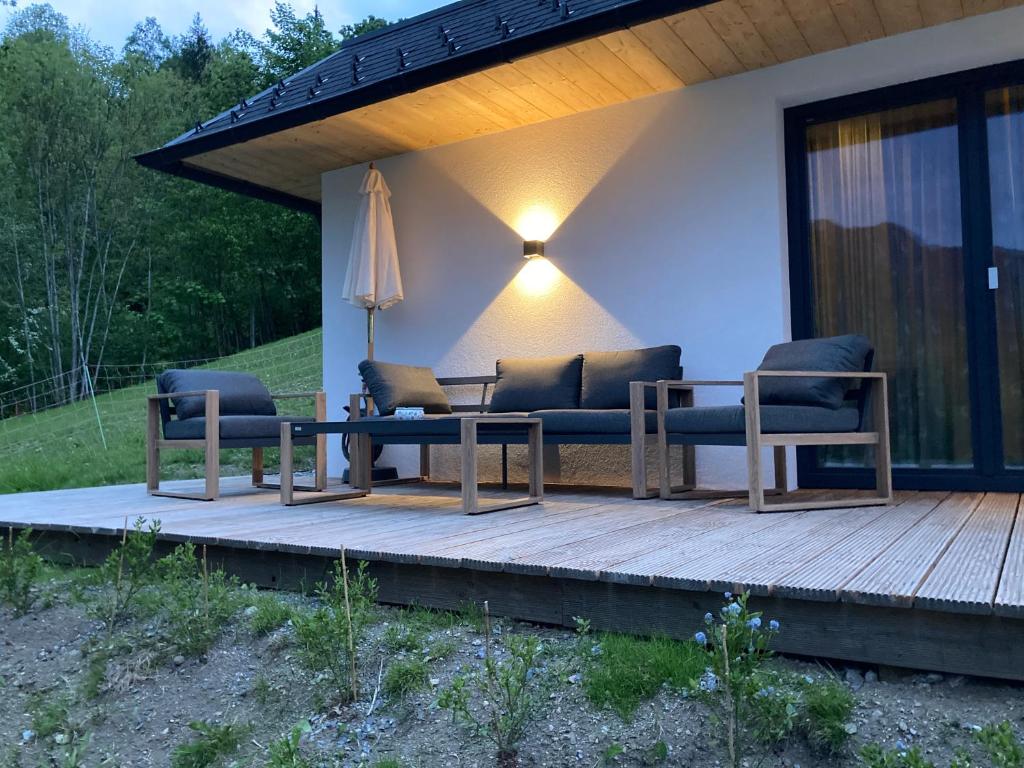 Zahrada ubytování Appartement Bergwild
