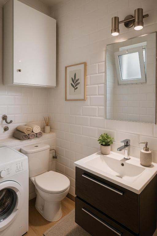 Kúpeľňa v ubytovaní Small Oasis Nelson Mandela Apartment with sea view, two bedrooms, parking, terrace and pool