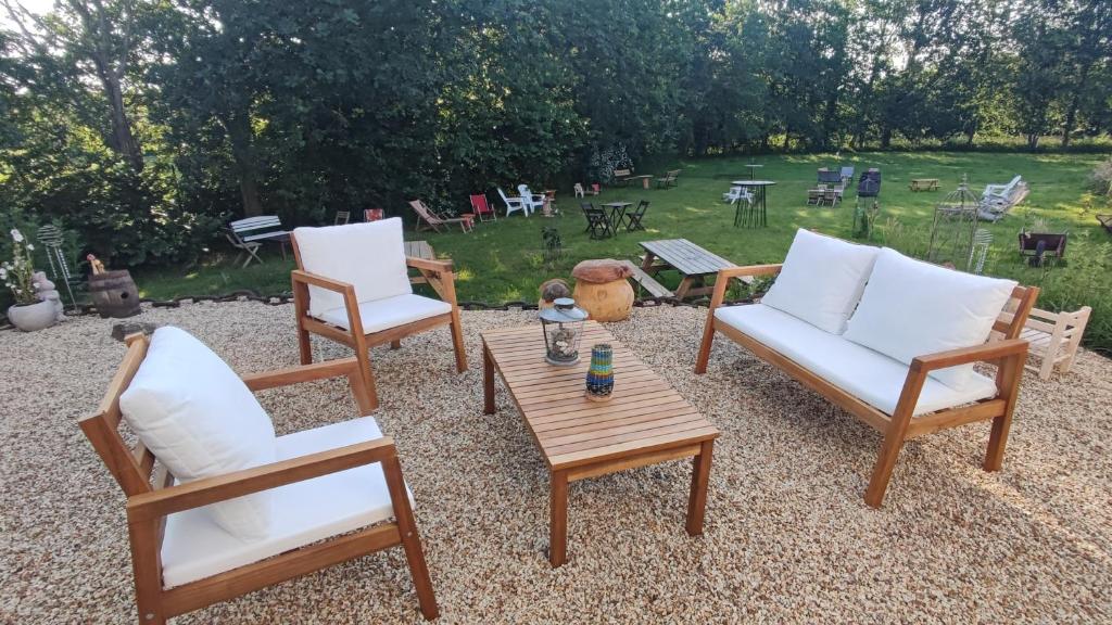 Zahrada ubytování comme chez Louise