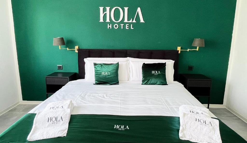 Postel nebo postele na pokoji v ubytování Hola Hotel Stuttgart