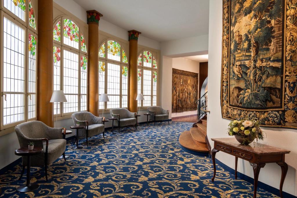 Posezení v ubytování Grand Hotel Europe