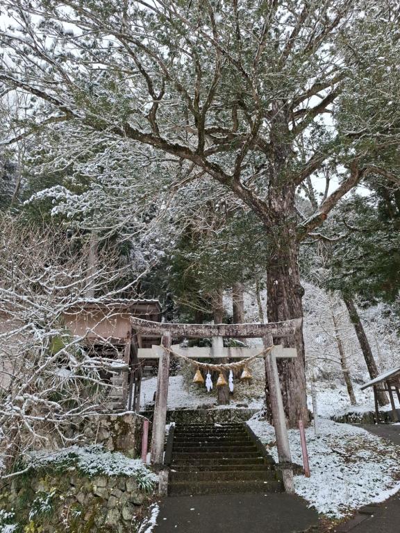 1日1組限定 田舎体験 古民家宿 樹々庵 Juju-an v zimě
