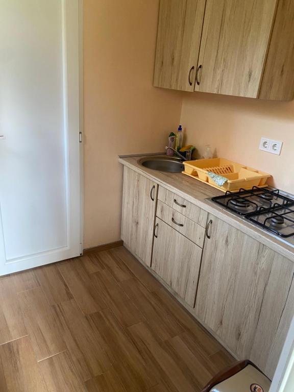 Kuchnia lub aneks kuchenny w obiekcie Aqua Bella Apartman