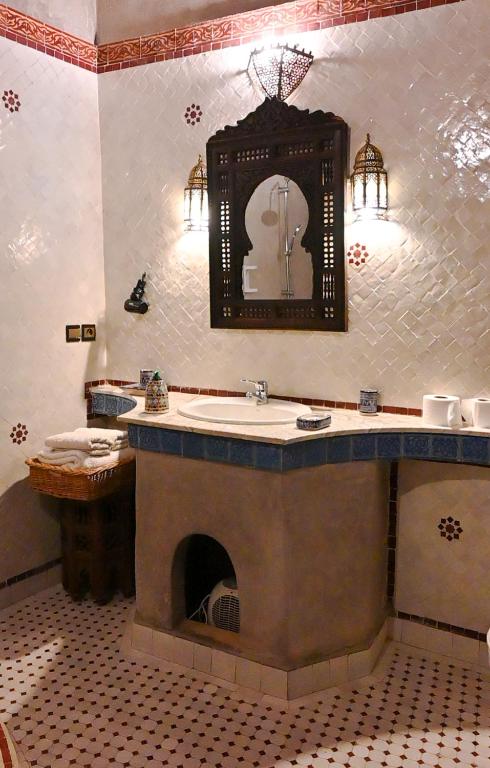 Koupelna v ubytování Riad Le Sucrier de Fès