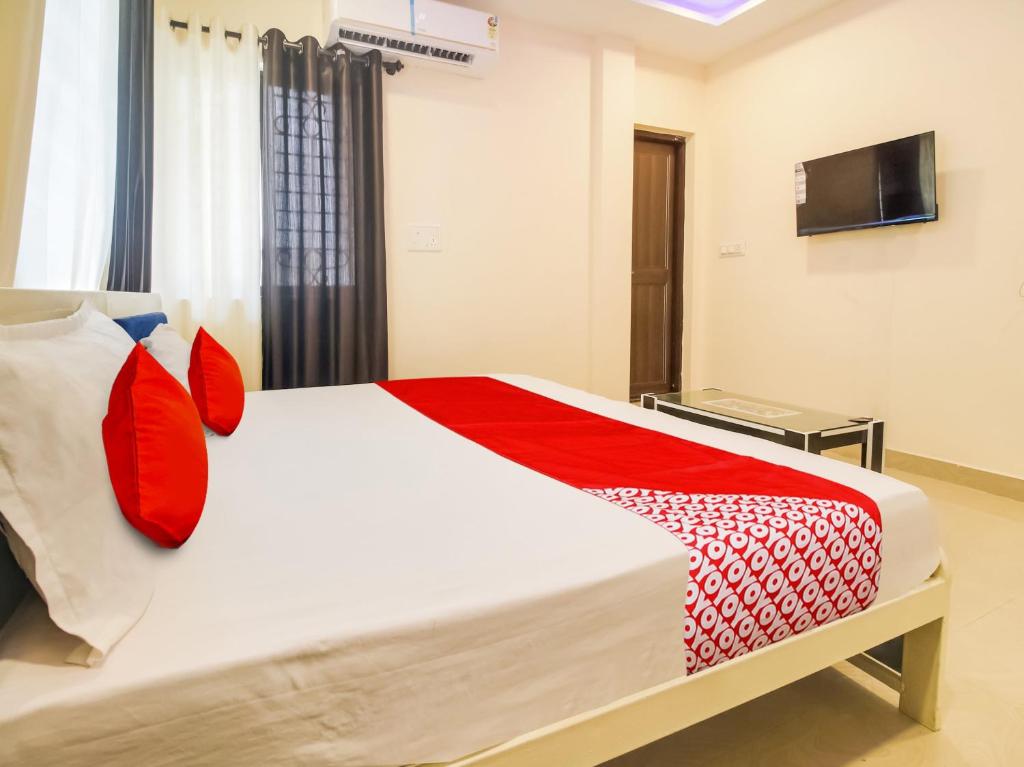 Postel nebo postele na pokoji v ubytování Super Hotel O Space Inn