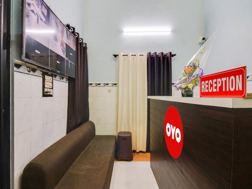 TV a/nebo společenská místnost v ubytování Super Hotel O Space Inn