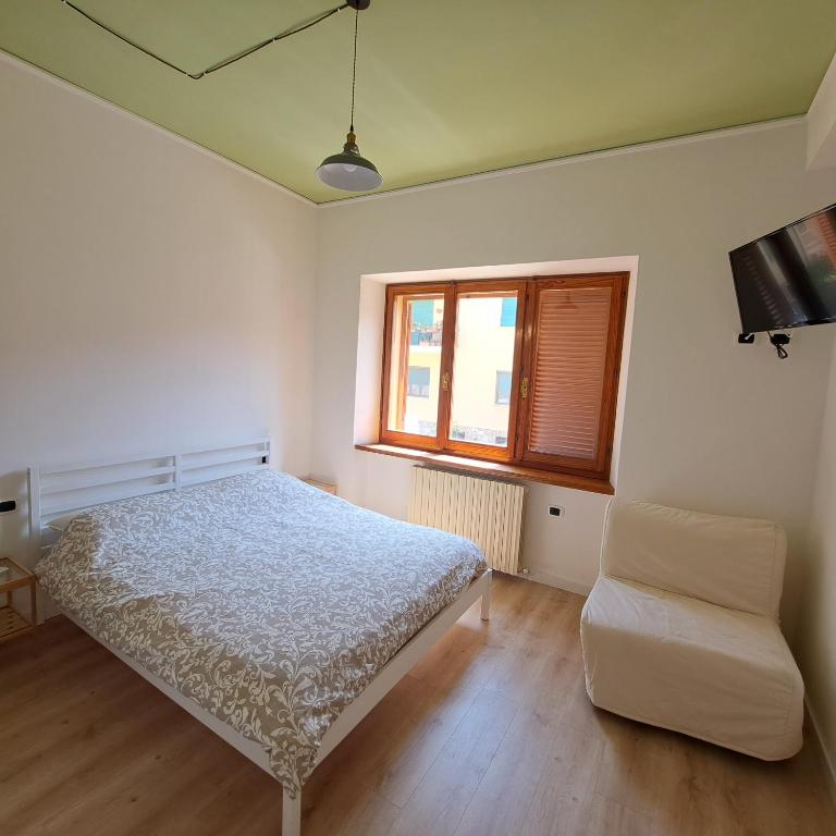 Postel nebo postele na pokoji v ubytování daClaudia,it