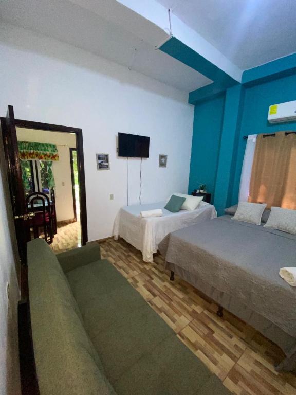 Postel nebo postele na pokoji v ubytování Casa Miramar Trux