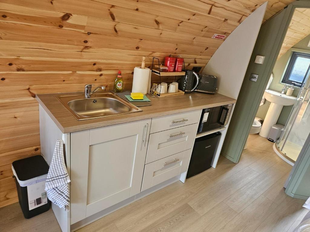 Köök või kööginurk majutusasutuses Glamping with a View