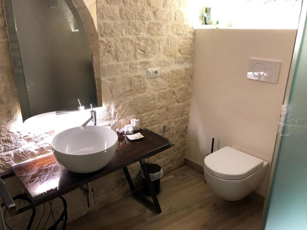 Koupelna v ubytování B&B Aurelia