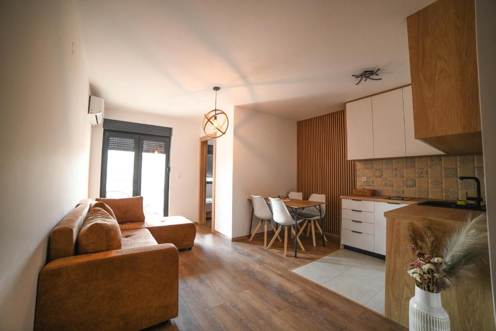 Η κουζίνα ή μικρή κουζίνα στο Apartmani S