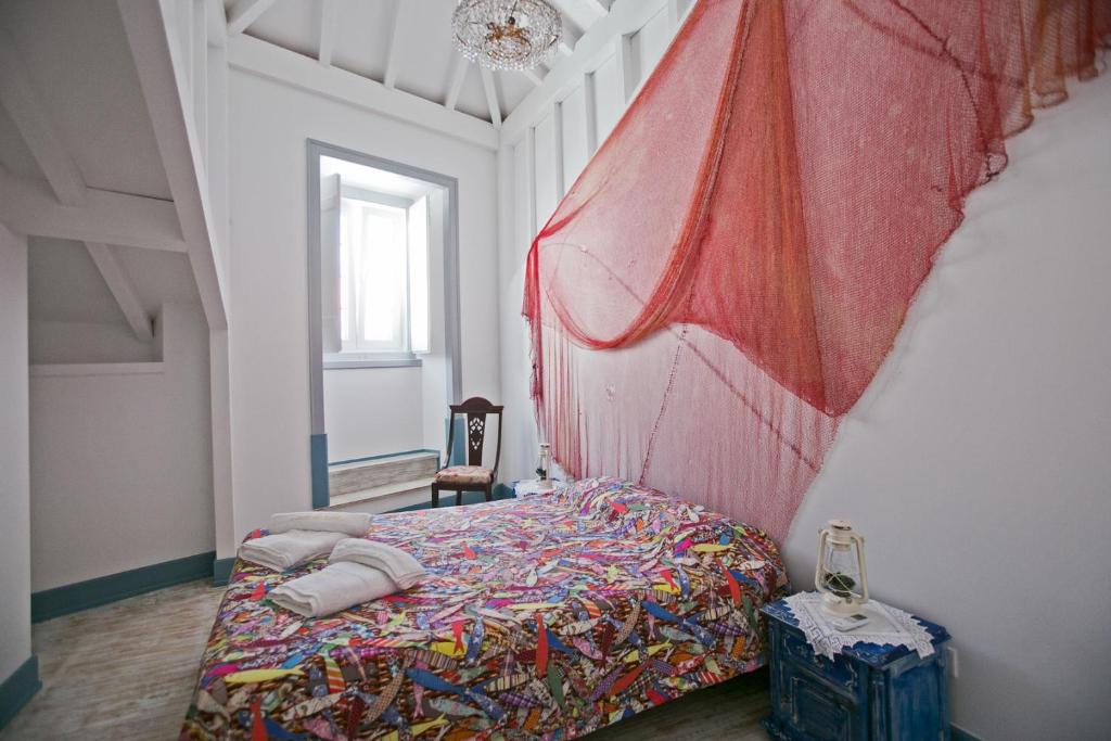 Postel nebo postele na pokoji v ubytování Casas da villa - Apartments