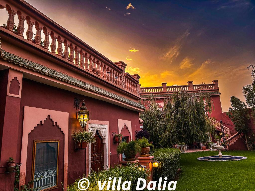 Giardino di Villa DALIA Route Ourika en Exclusivité
