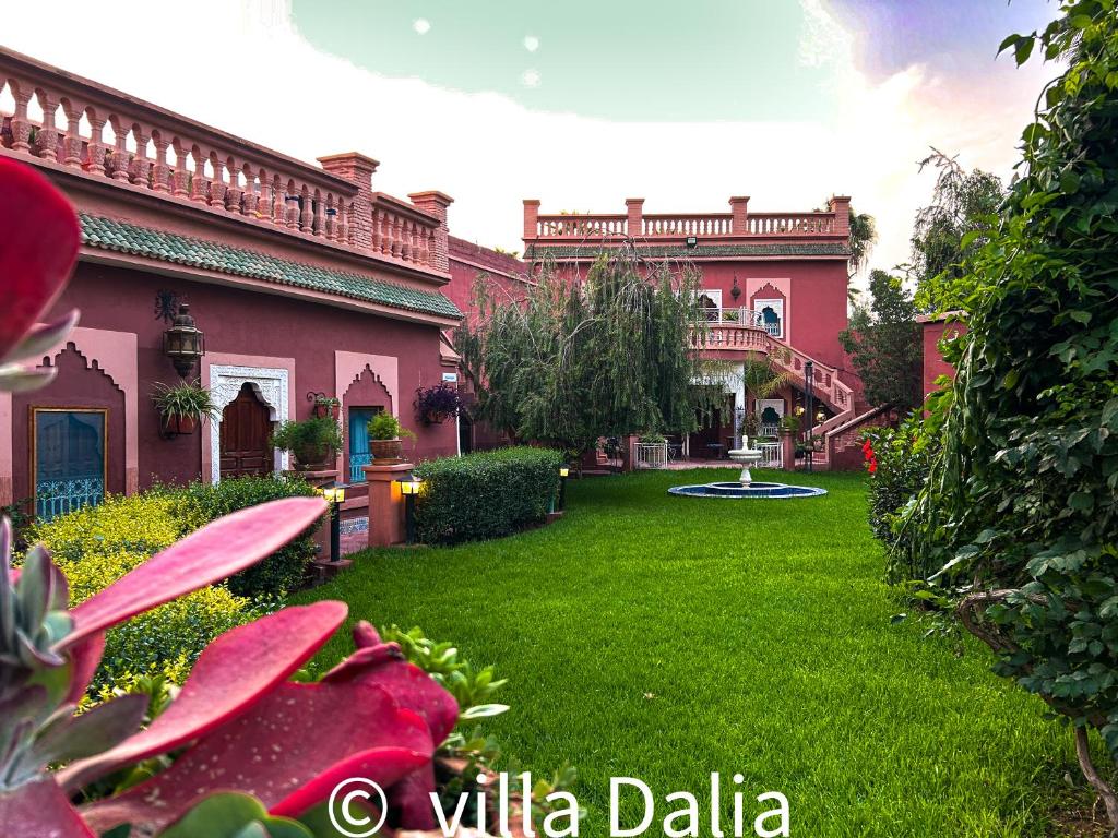 Giardino di Villa DALIA Route Ourika en Exclusivité
