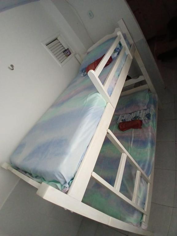 Postel nebo postele na pokoji v ubytování Chalé 08 Porto dos Lençóis