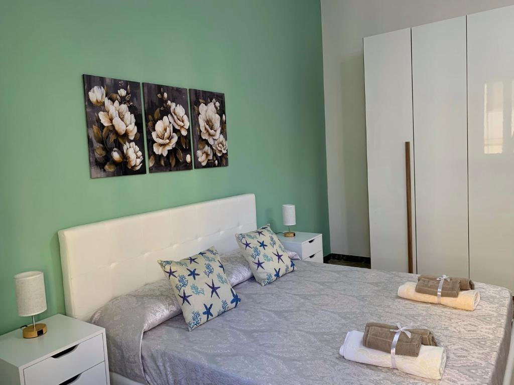 Postel nebo postele na pokoji v ubytování Xenia