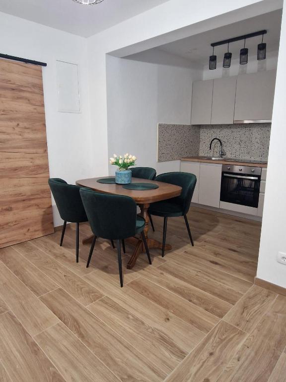 Kuchyň nebo kuchyňský kout v ubytování Apartment Venera