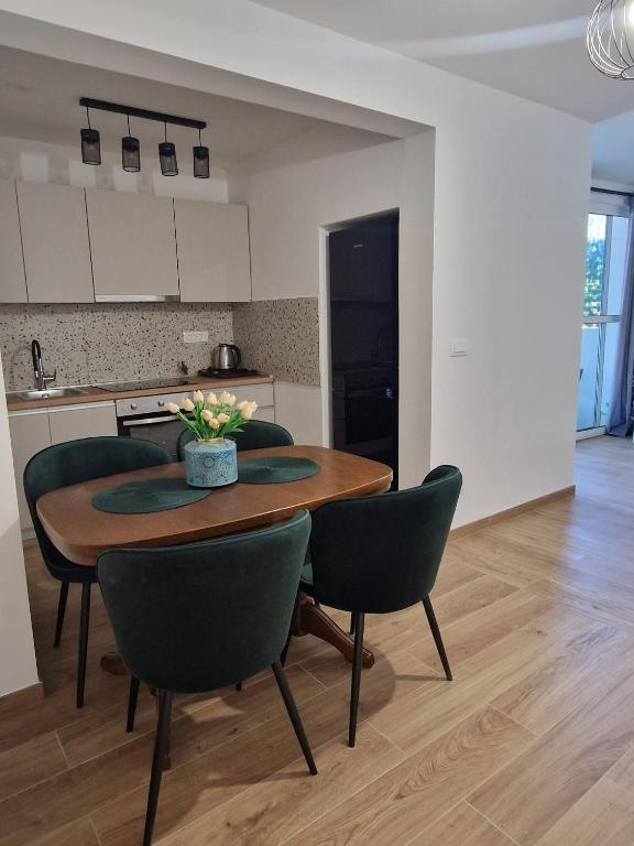 Kuchyň nebo kuchyňský kout v ubytování Apartment Venera