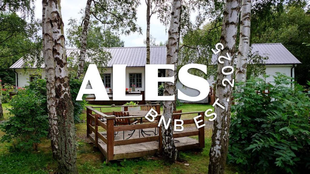 Zahrada ubytování Ales BnB